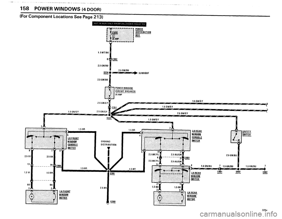 BMW 318i 1985 E30 Electrical Troubleshooting Manual 