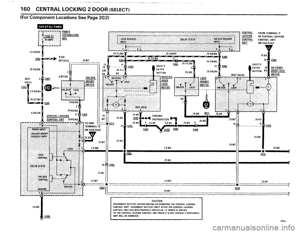 BMW 318i 1985 E30 Electrical Troubleshooting Manual 