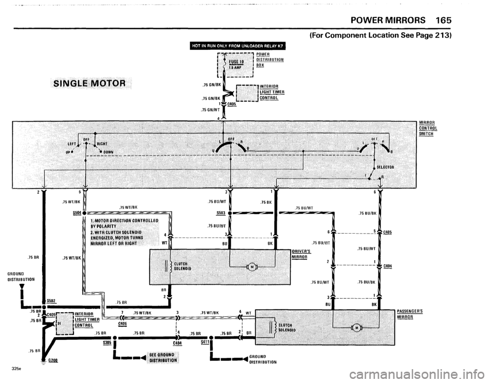 BMW 318i 1985 E30 Electrical Troubleshooting Manual 