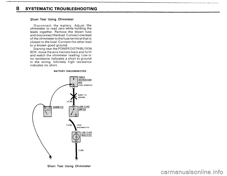 BMW 318i 1985 E30 Electrical Troubleshooting Manual 