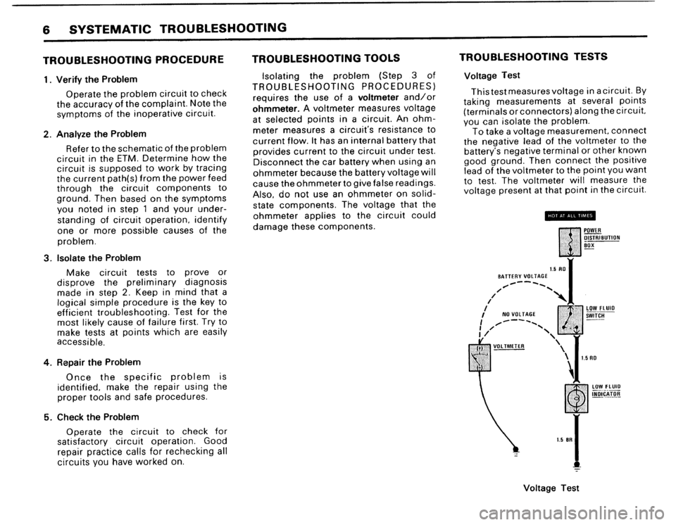 BMW 325i 1986 E30 Electrical Troubleshooting Manual 