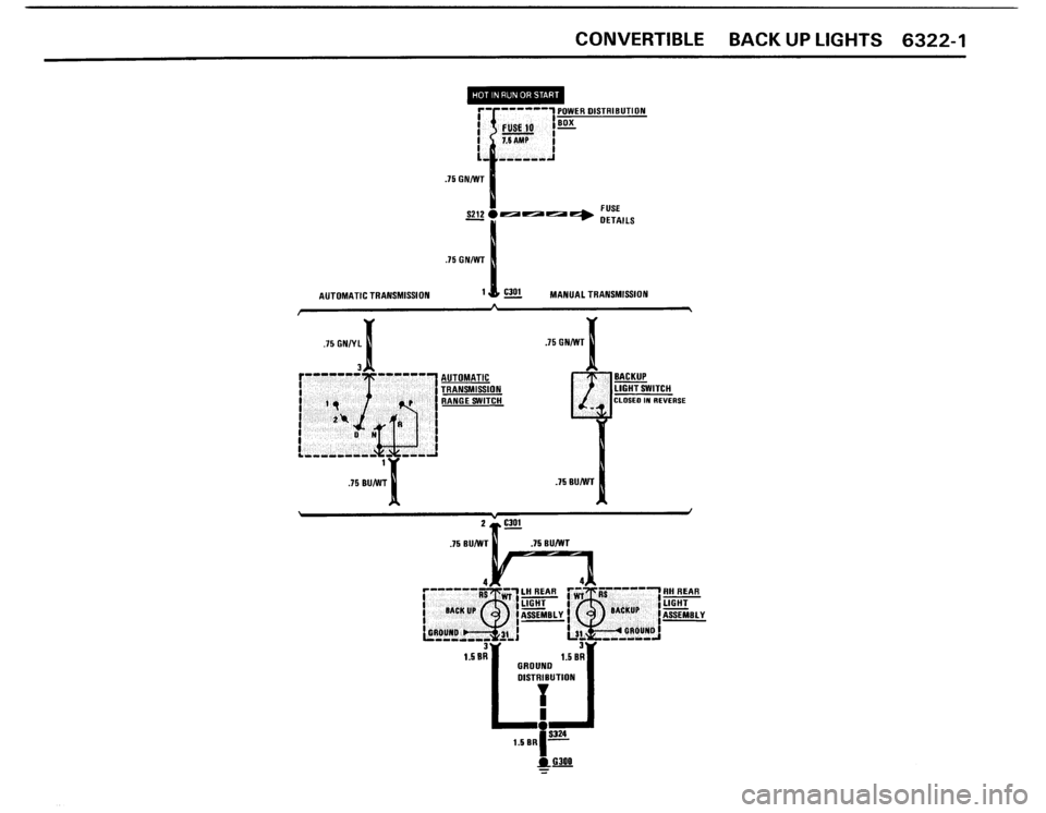 BMW 325i 1987 E30 Electrical Troubleshooting Manual 