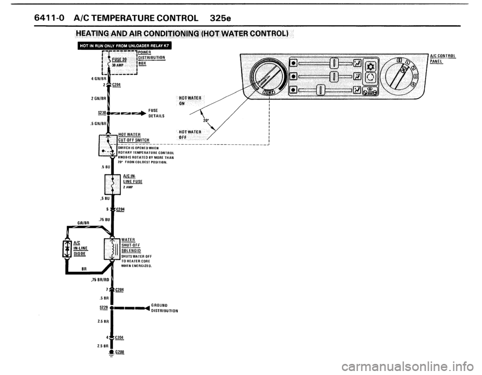 BMW 325i 1987 E30 Electrical Troubleshooting Manual 