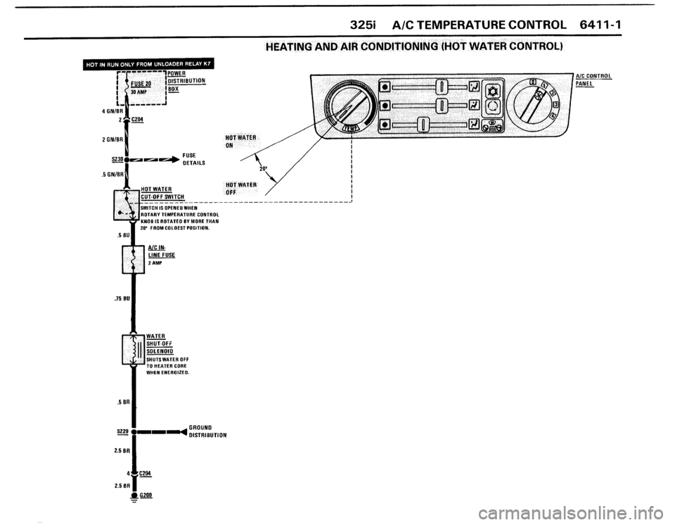 BMW 325i 1987 E30 Electrical Troubleshooting Manual 