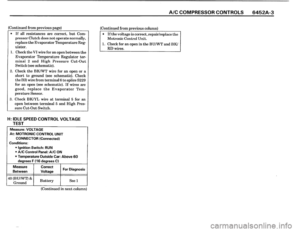 BMW 325i 1987 E30 Electrical Troubleshooting Manual 