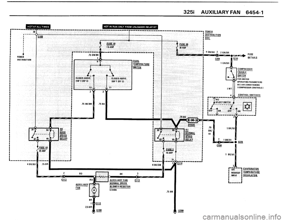BMW 325i 1987 E30 Electrical Troubleshooting Manual 