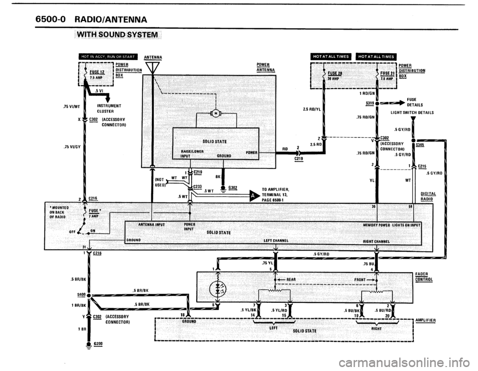 BMW 325i 1987 E30 Electrical Troubleshooting Manual 