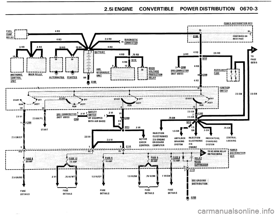 BMW 325i 1987 E30 Electrical Troubleshooting Manual 