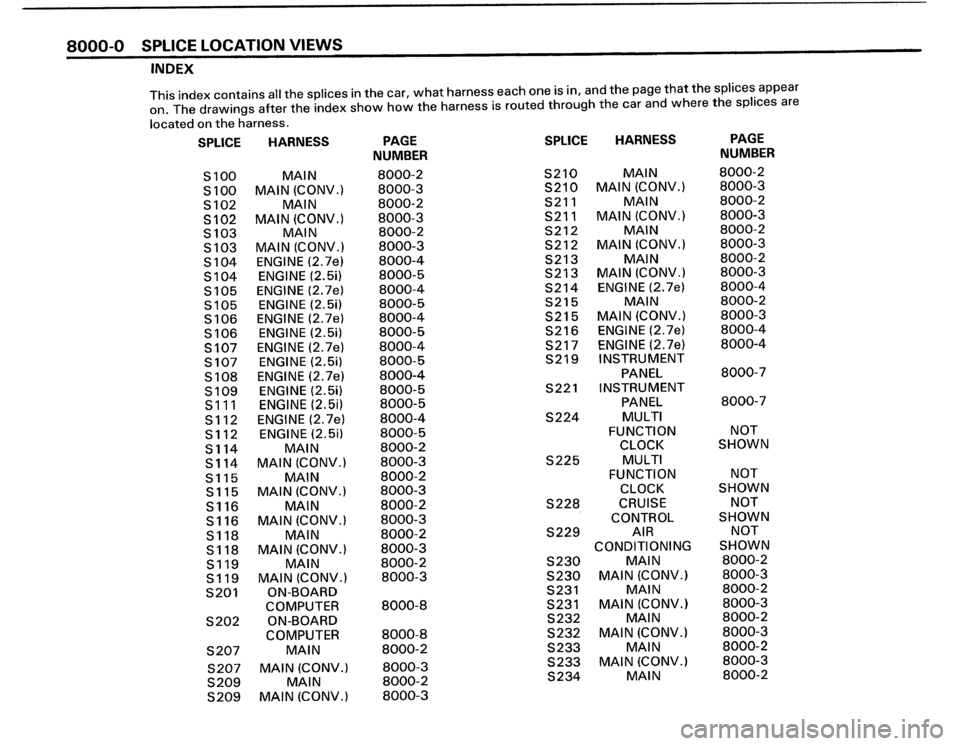 BMW 325i 1987 E30 Electrical Troubleshooting Manual 