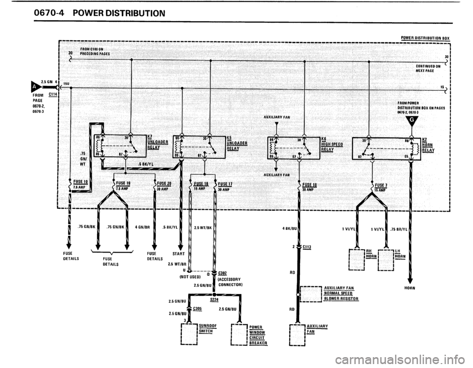 BMW 325i 1987 E30 Electrical Troubleshooting Manual 