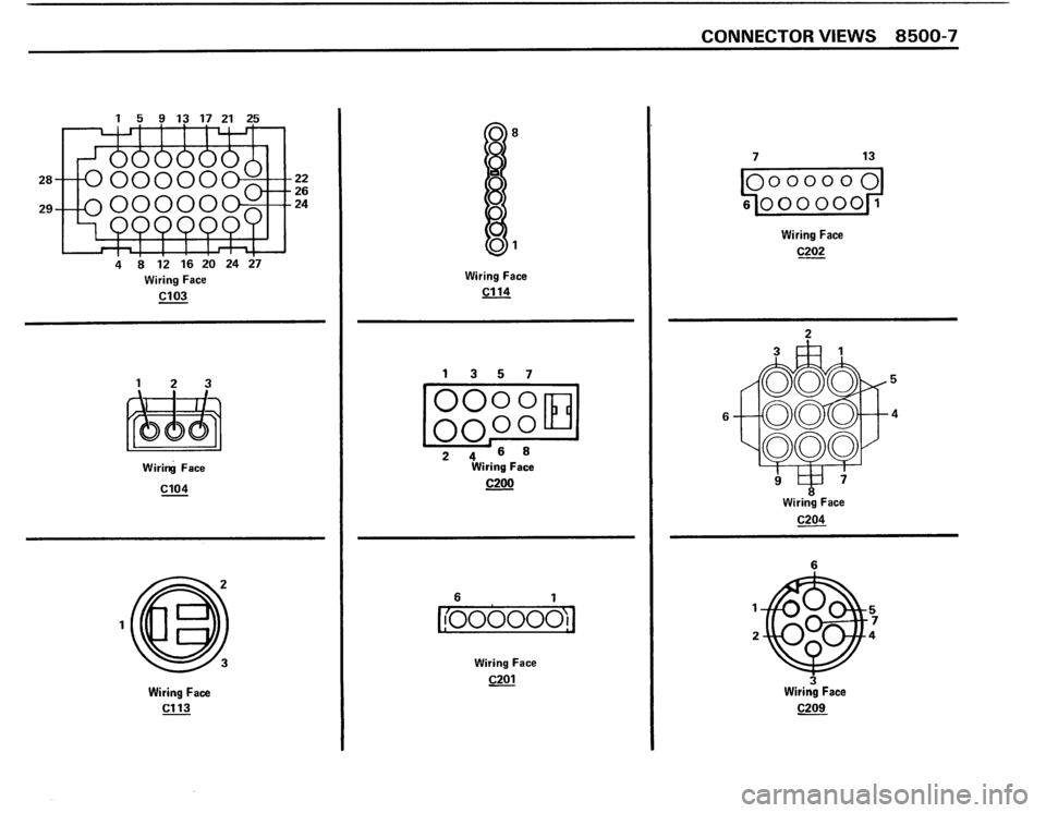 BMW 325i 1987 E30 Electrical Troubleshooting Manual 