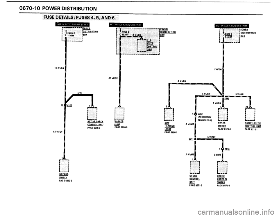 BMW 325i 1987 E30 Electrical Troubleshooting Manual 