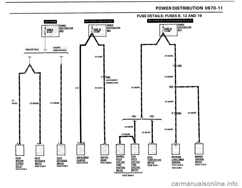 BMW 325i 1987 E30 Electrical Troubleshooting Manual 