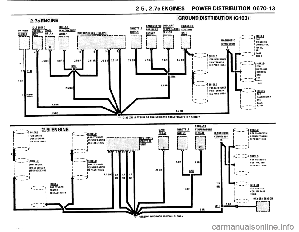 BMW 325i 1987 E30 Electrical Troubleshooting Manual 