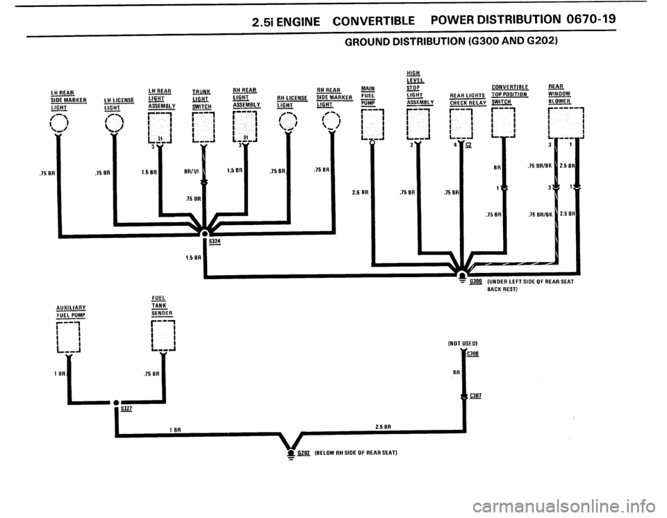 BMW 325i 1987 E30 Electrical Troubleshooting Manual 