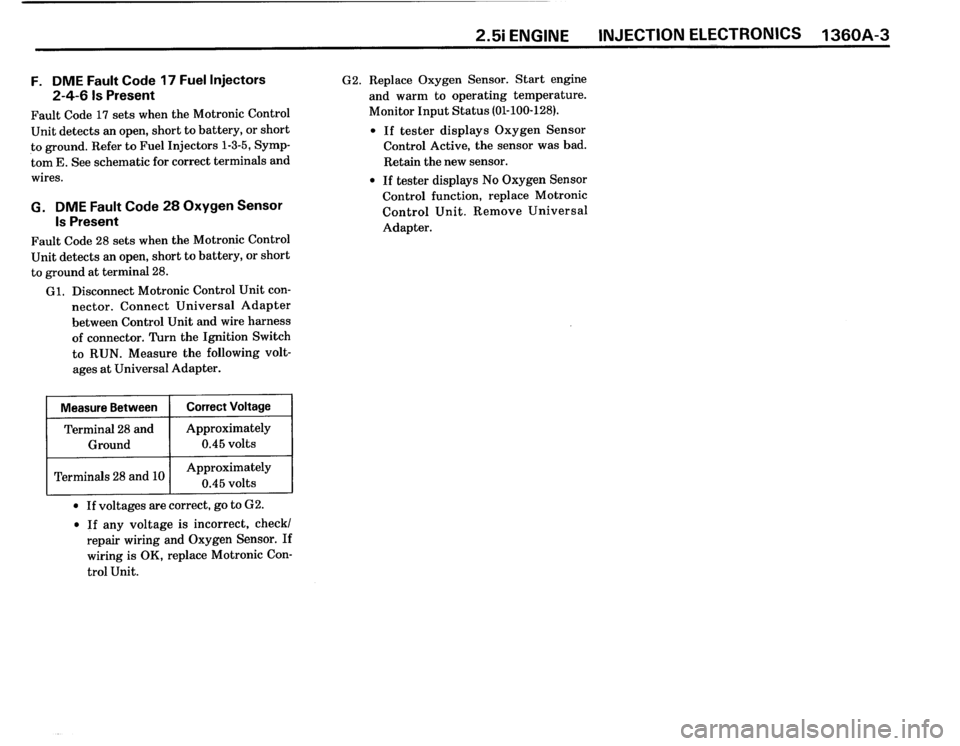 BMW 325i 1987 E30 Electrical Troubleshooting Manual 