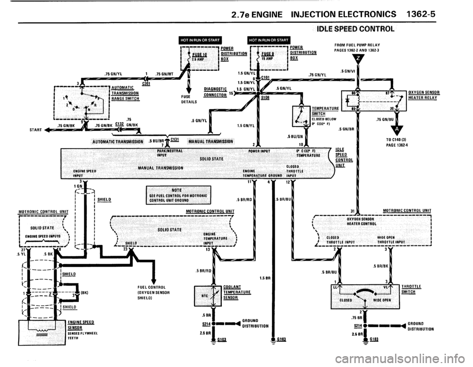 BMW 325i 1987 E30 Electrical Troubleshooting Manual 