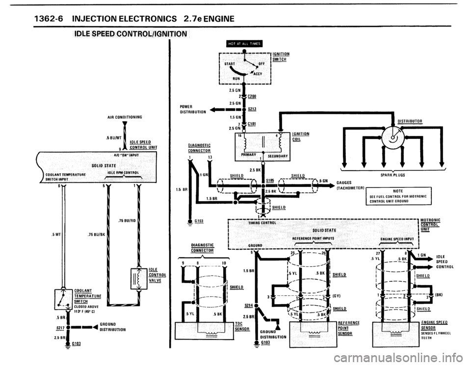 BMW 325i 1987 E30 Electrical Troubleshooting Manual 