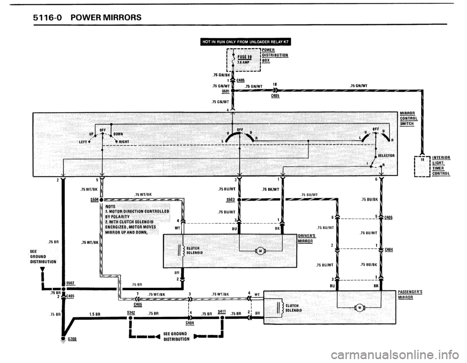 BMW 325i 1987 E30 Electrical Troubleshooting Manual 