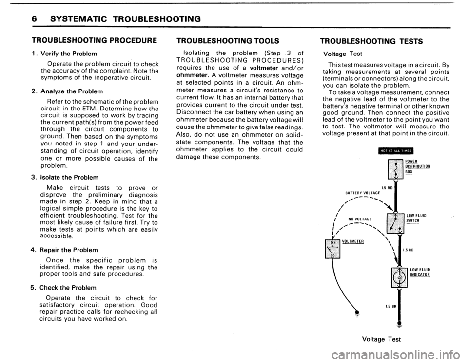 BMW 325i 1987 E30 Electrical Troubleshooting Manual 