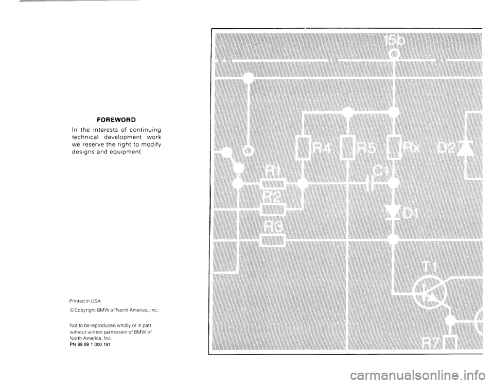 BMW M3 1987 E30 Electrical Troubleshooting Manual 