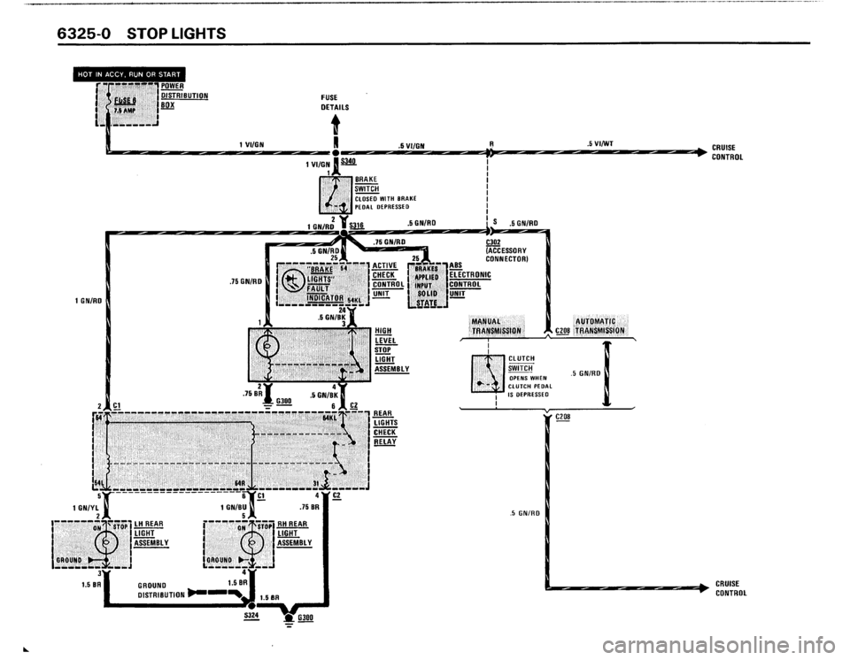 BMW 325i 1988 E30 Electrical Troubleshooting Manual BMW 325i 1988 E30 Electrical Troubleshooting Manual
