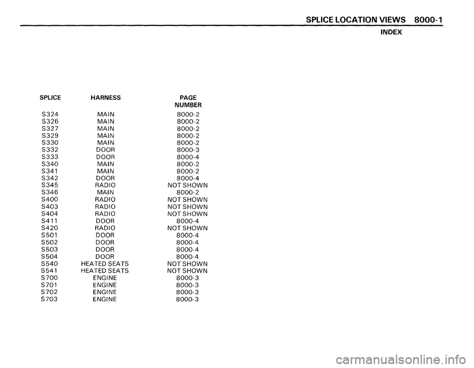 BMW 325i CONVERTIBLE 1988 E30 Electrical Troubleshooting Manual 