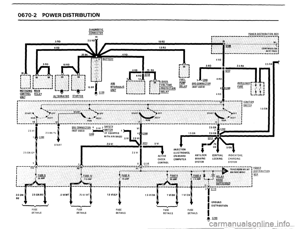 BMW 325i CONVERTIBLE 1988 E30 Electrical Troubleshooting Manual 