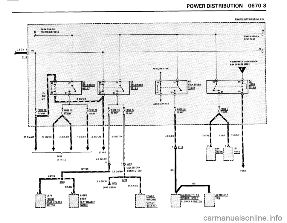 BMW 325i CONVERTIBLE 1988 E30 Electrical Troubleshooting Manual 