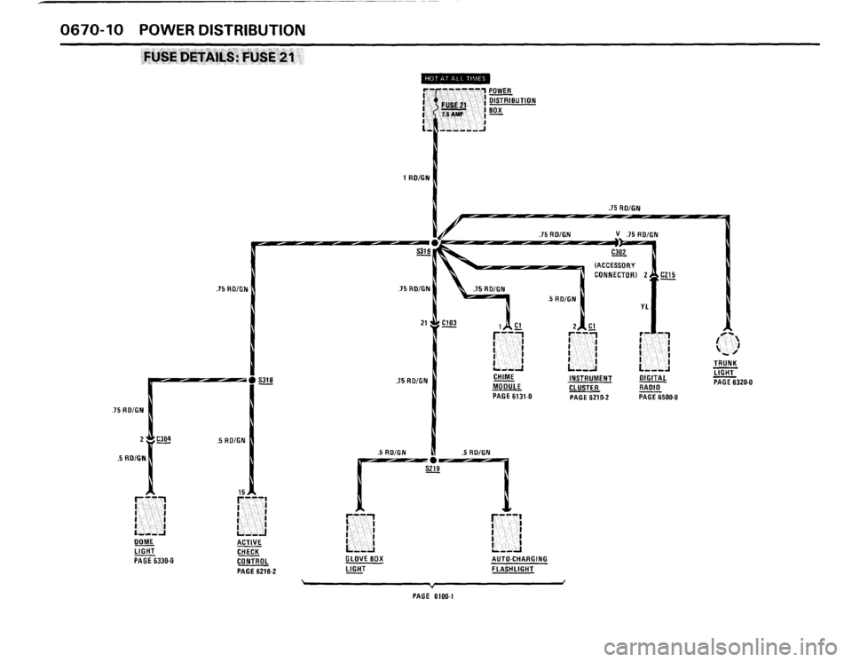 BMW 325i CONVERTIBLE 1988 E30 Electrical Troubleshooting Manual 