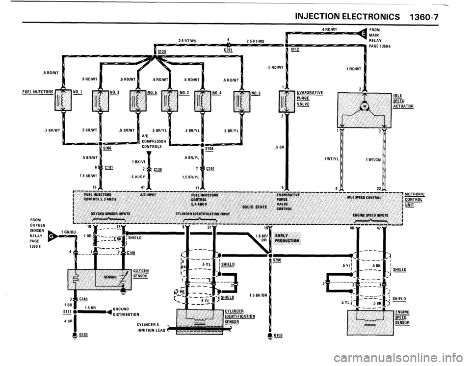 BMW 325i CONVERTIBLE 1988 E30 Electrical Troubleshooting Manual 