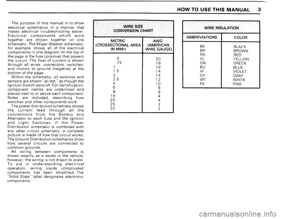 BMW 325i CONVERTIBLE 1988 E30 Electrical Troubleshooting Manual 