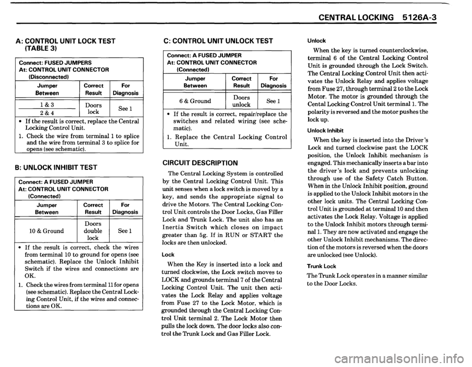 BMW 325i CONVERTIBLE 1988 E30 Electrical Troubleshooting Manual 