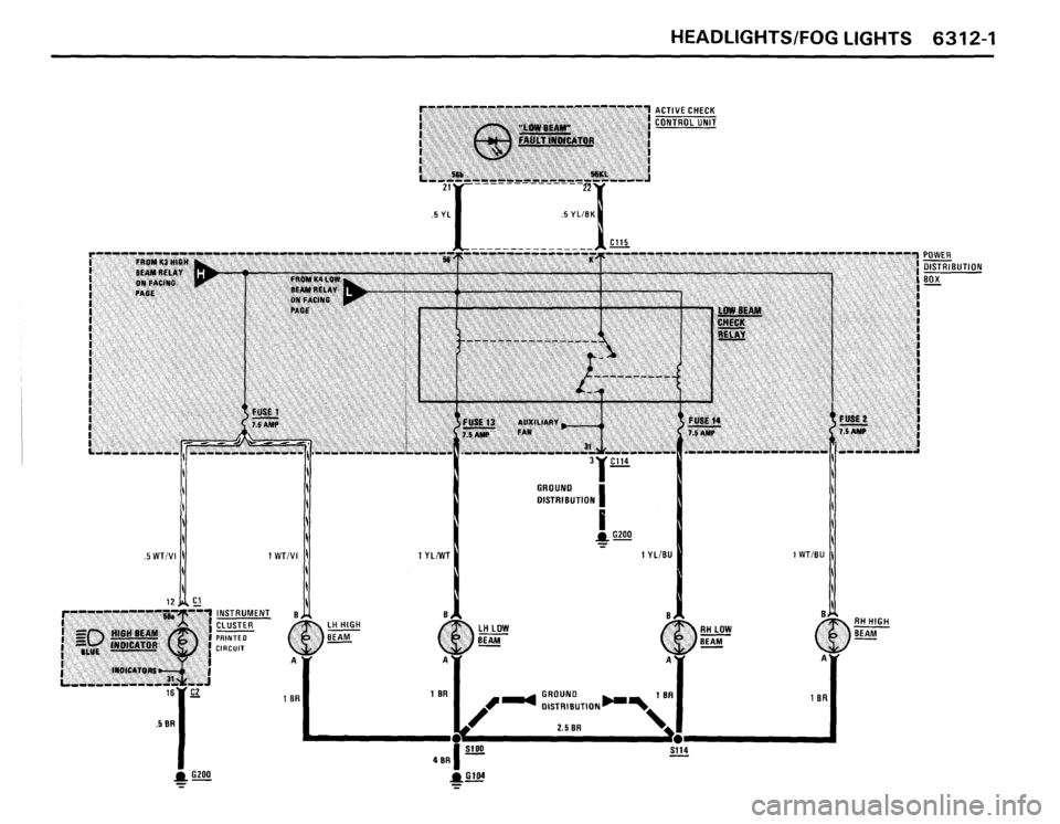 BMW 325i CONVERTIBLE 1988 E30 Electrical Troubleshooting Manual BMW 325i CONVERTIBLE 1988 E30 Electrical Troubleshooting Manual