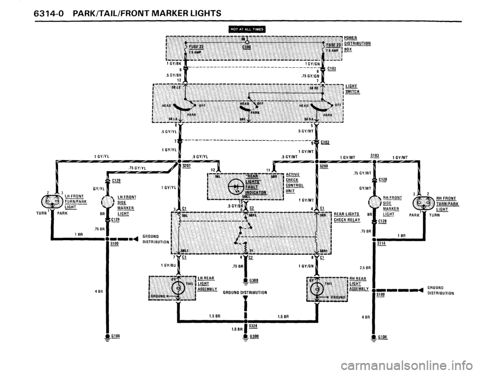 BMW 325i CONVERTIBLE 1988 E30 Electrical Troubleshooting Manual BMW 325i CONVERTIBLE 1988 E30 Electrical Troubleshooting Manual