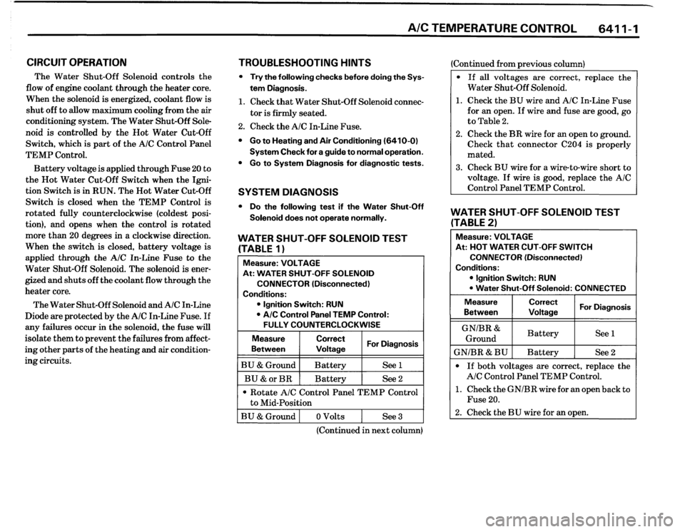 BMW 325i CONVERTIBLE 1988 E30 Electrical Troubleshooting Manual BMW 325i CONVERTIBLE 1988 E30 Electrical Troubleshooting Manual
