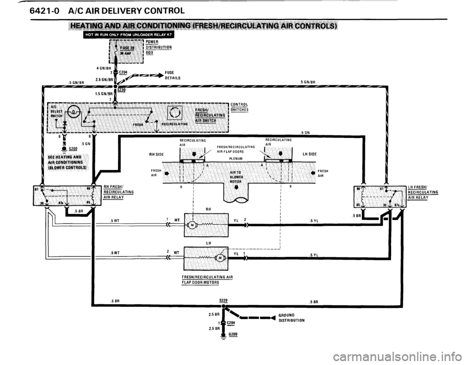 BMW 325i CONVERTIBLE 1988 E30 Electrical Troubleshooting Manual BMW 325i CONVERTIBLE 1988 E30 Electrical Troubleshooting Manual