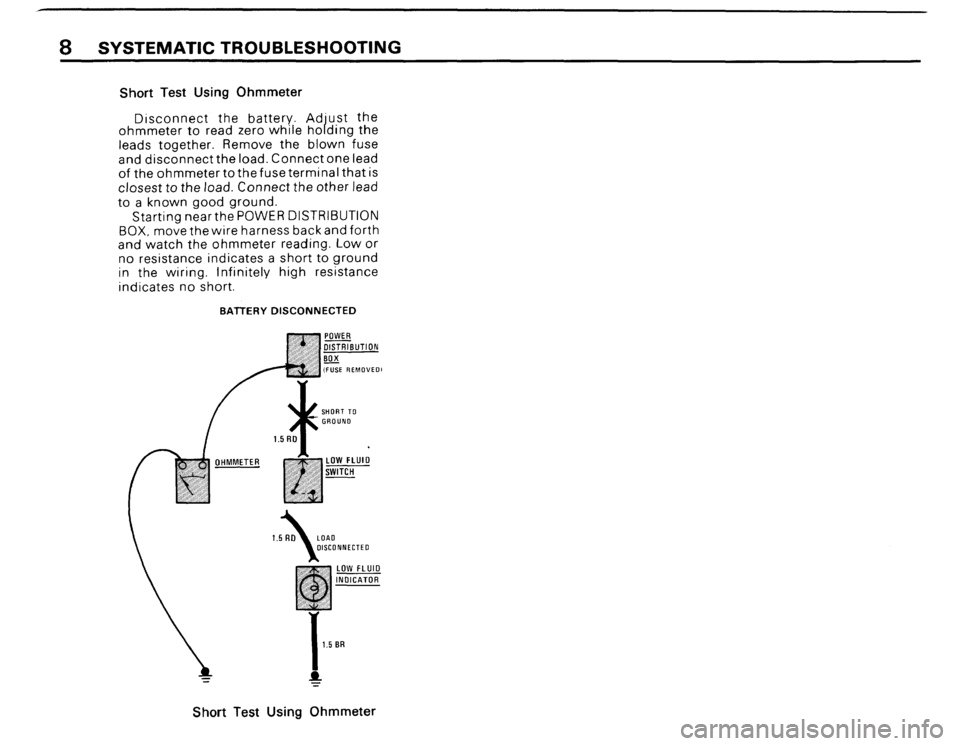 BMW 325i CONVERTIBLE 1988 E30 Electrical Troubleshooting Manual 