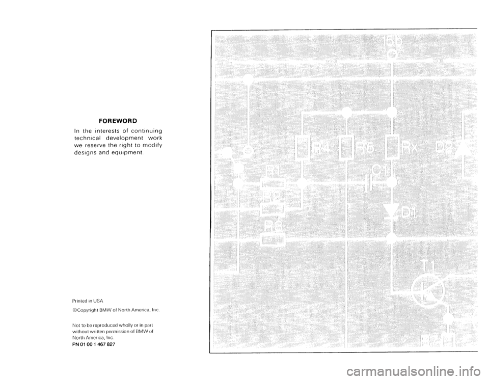 BMW 325IX 1988 E30 Electrical Troubleshooting Manual 