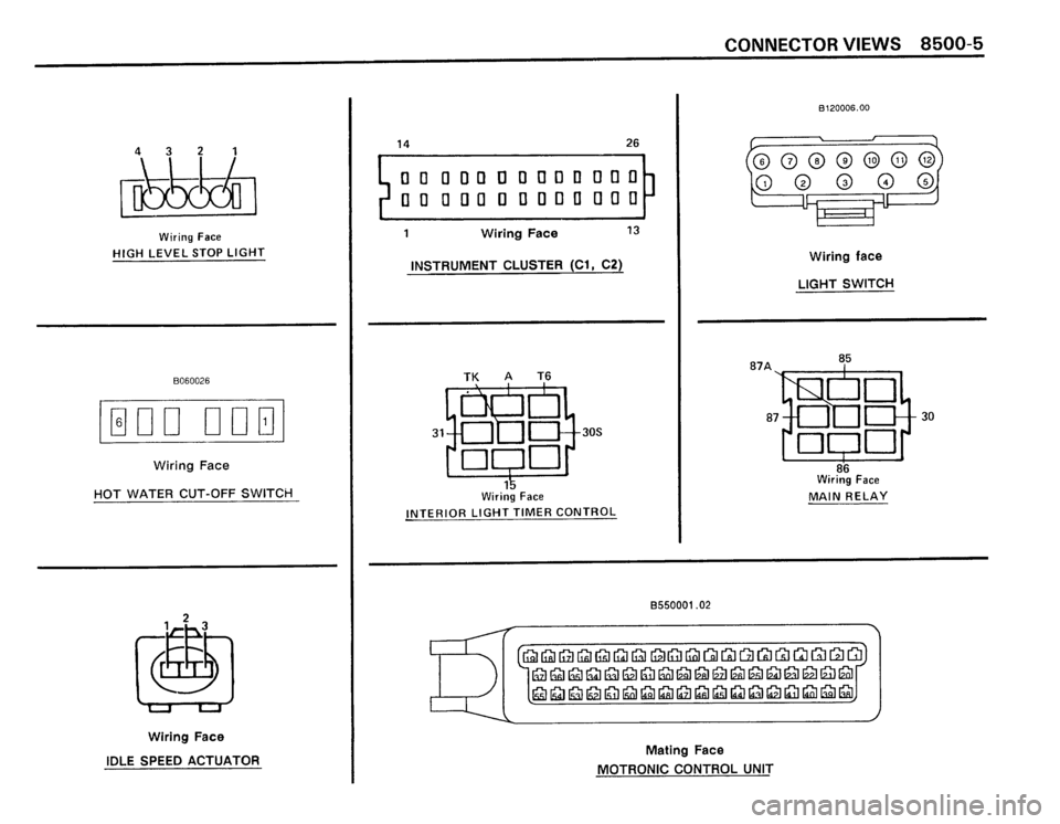 BMW 325IX 1988 E30 Electrical Troubleshooting Manual 