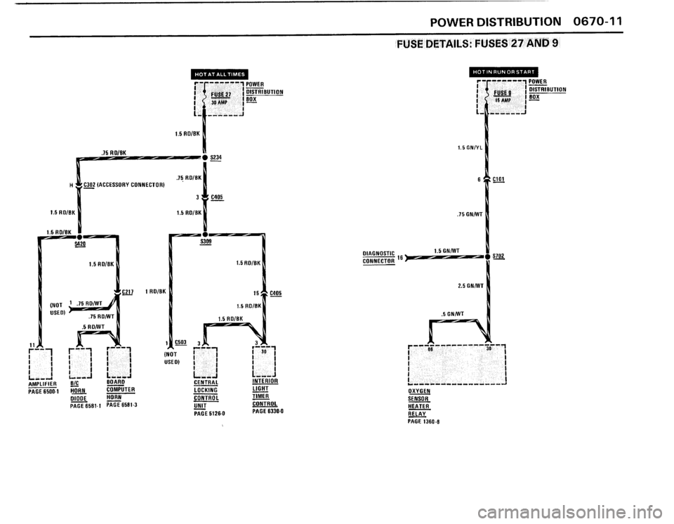 BMW 325IX 1988 E30 Electrical Troubleshooting Manual 