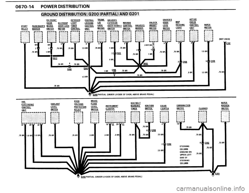 BMW 325IX 1988 E30 Electrical Troubleshooting Manual 