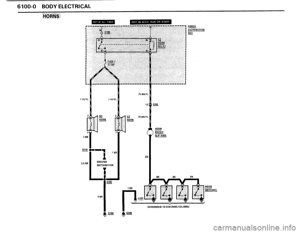 BMW 325IX 1988 E30 Electrical Troubleshooting Manual 