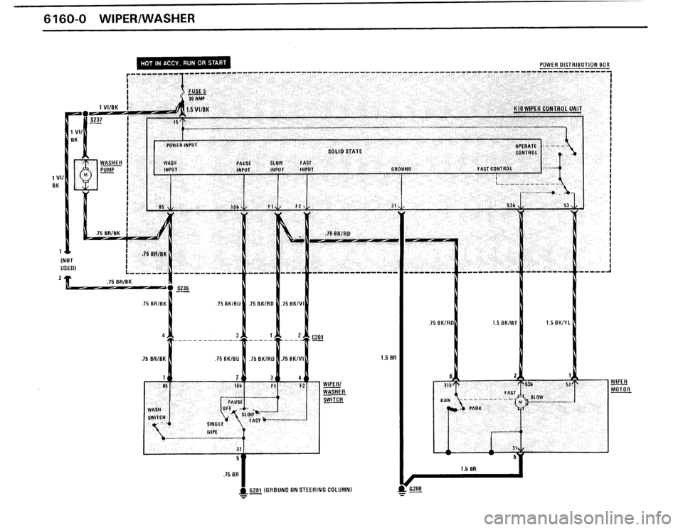 BMW 325IX 1988 E30 Electrical Troubleshooting Manual 