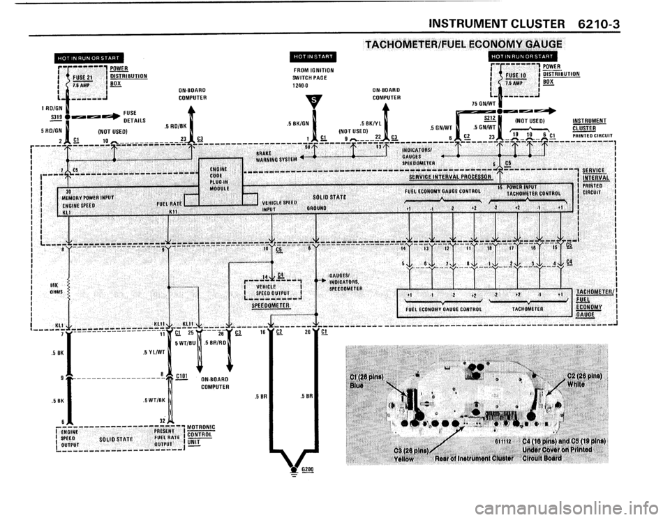 BMW 325IX 1988 E30 Electrical Troubleshooting Manual 