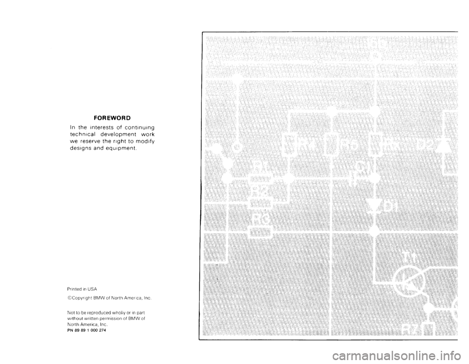 BMW M3 1988 E30 Electrical Troubleshooting Manual 