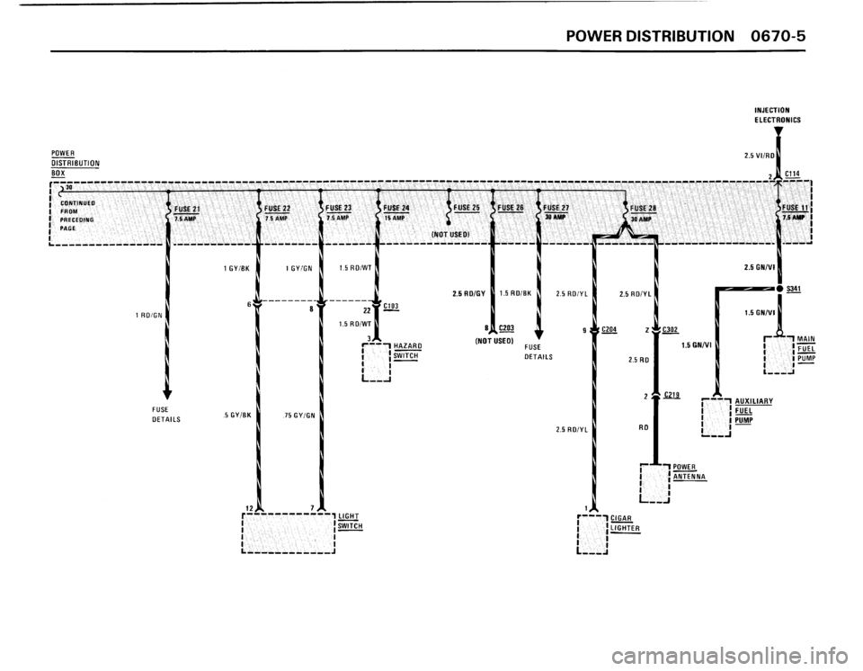 BMW M3 1988 E30 Electrical Troubleshooting Manual 