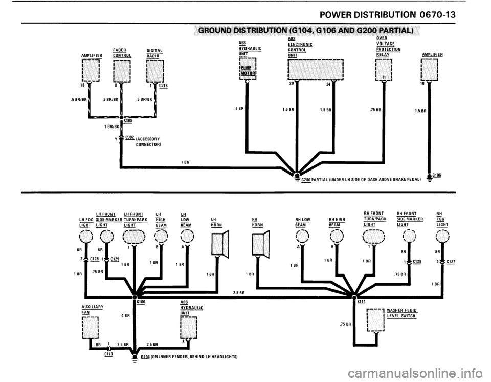 BMW M3 1988 E30 Electrical Troubleshooting Manual 