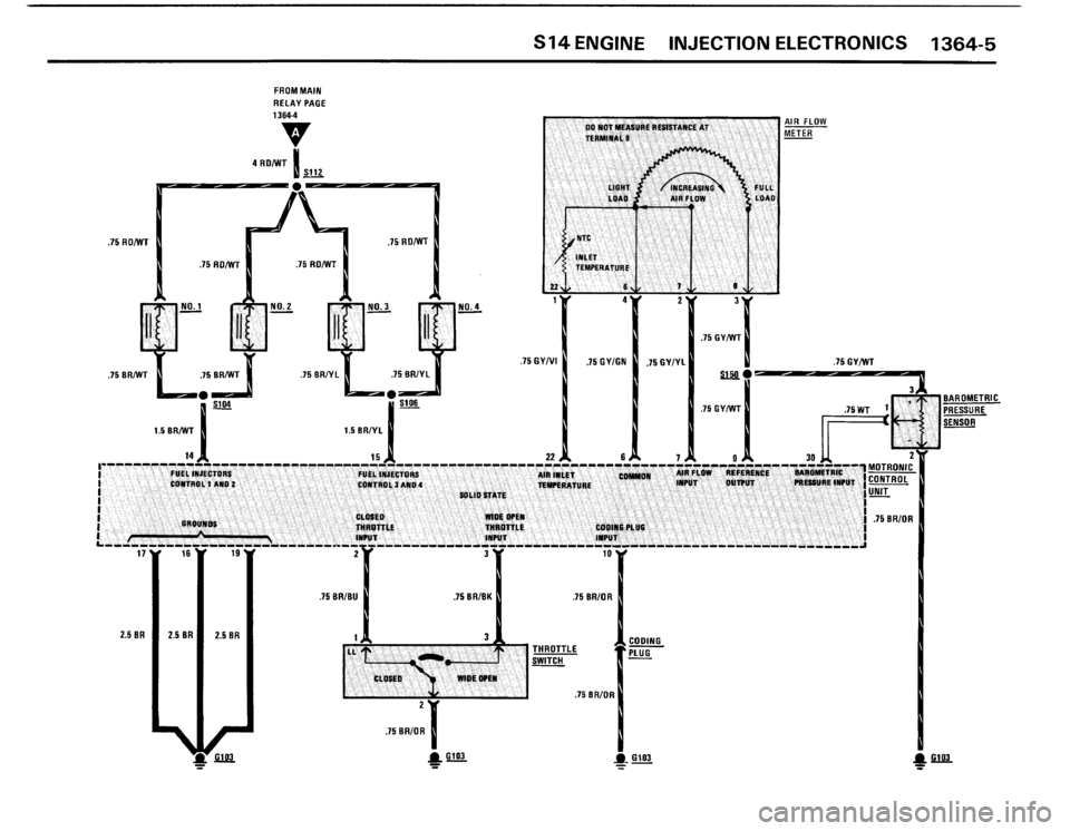 BMW M3 1988 E30 Electrical Troubleshooting Manual 