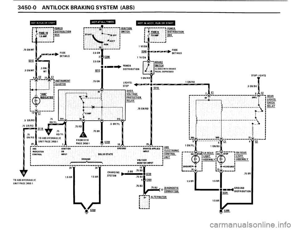 BMW M3 1988 E30 Electrical Troubleshooting Manual 